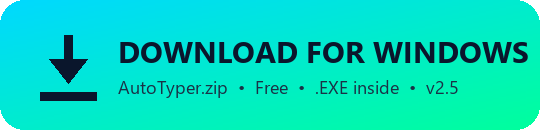 Download AutoTyper Tool for Windows - free .exe download